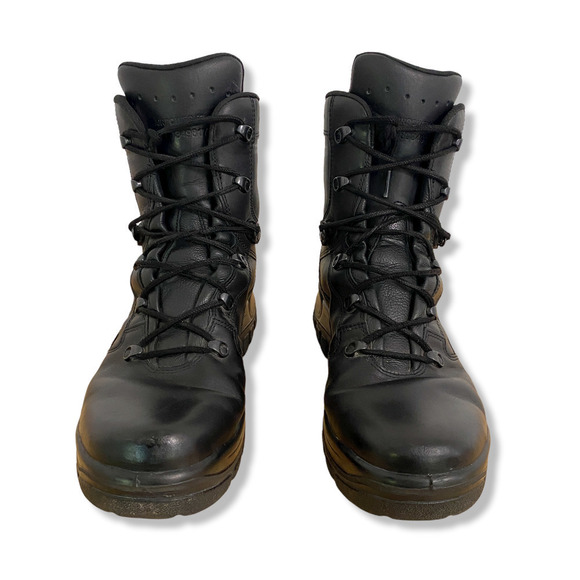 Haix Air Power P7 Black Leather Tactical Boots, Size 11.5 - Picture 6 of 9